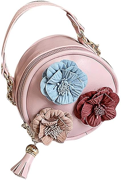 Sungpunet 2 019 Donne Borse Figli Dei Fiori Borsa Di Pelle Nappe Circolare Fiore Spalla Messenger Bag Taschen Amazon It Casa E Cucina