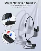 FYOUNG 2pk USB-A Magnetic Charging Cable for SHOKZ OpenSwim Pro S710 Bone view 5