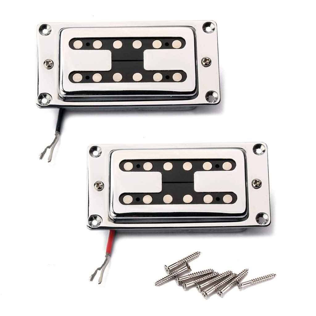 Alnicov 2PCS Guitar Sealed Humbucker Pickups Pick-ups Dual Coil for LP Electric Guitars with Mounting Screws