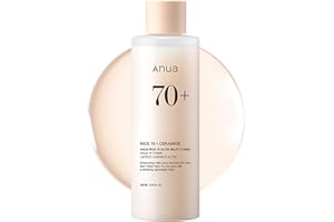 ANUA Rice 70 Glow Milky Toner 8.45 fl oz (250ml) - Hydrating and Brightening Face Toner with Rice Water, Niacinamide, Ceramid