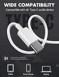 Antool USB C Headphones, 【Ultra Clear Calls & no