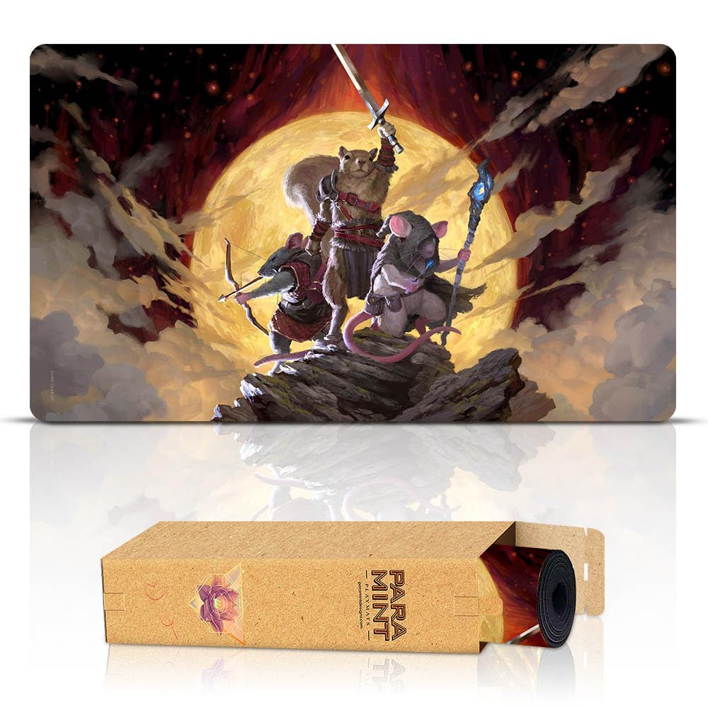Paramint Quest (Stitched) - MTG Playmat by Clint Cearley - Compatible with Magic the Gathering Playmat - Play MTG, YuGiOh, TCG - Original Play Mat Art Designs & Accessories