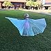Dance Fairy Kids Belly Dance ISIS Wing Halloween Costume for Children,White(No sticks)