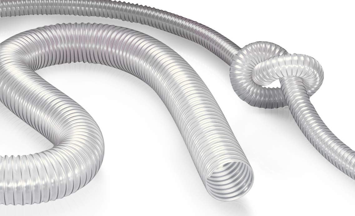 NORRES Woodstock Powder Fiber Collection Hose Lightweight and Reinforced 2" ID 50 ft