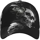 Cool Skull Snapback Baseball Cap - Adjustable Sun Hat for Men and Women