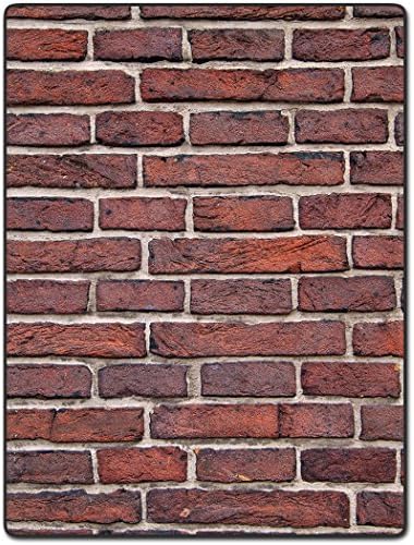 Shower Curtain 36 X 72 Inch Red Brick Wall Art Wall Camouflage Printing Polyester Fabric