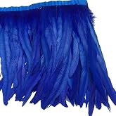 Sowder Rooster Hackle Feather Fringe Trim 12-14 in Width Pack of 1