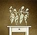 Stencils for Walls: African Dancers Stencil, 4.5 x 4.5 inch (S) - Women Lady Dancers Ethnic Tribal