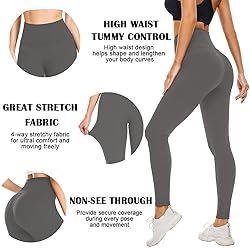 High Waisted Leggings for Women No See-Through