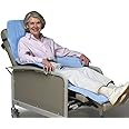 Skil-Care Geri-Chair Cozy Seat, 52" x 21", Reversible Padded Cover for Backrest and Seat, Soft Launderable Fabric, Non-Slip Design, Light Blue, 703002