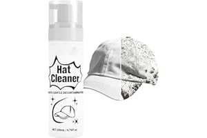 Hat Cleaning Foam - 200ml Portable Stain Remover, Odor Control | Fabric Safe Spray, Helmet Care Solution | Quick Maintenance 