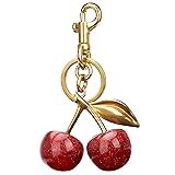 Cherry Bag Charm Purse Charms Keychain- Car Cherry