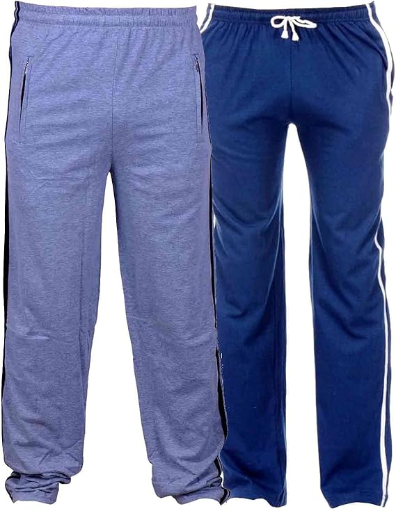 Buy LGRL Mens Cotton Track Pants With Zipper Pockets (LGRL_SS_PANT_1070