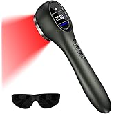 Anyork Red Light Therapy Device for Body, Near Infrared Light for Joint Muscle PainReIief with LED Display (3 x 808nm +14 x 650nm)