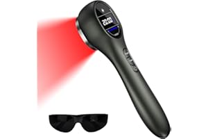 Anyork Red Light Device for Body, Near Infrared Light for Joint Muscle Reliefwith LED Display (3 x 808nm +14 x 650nm)