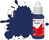 Humbrol Model Paint DB0015 No 15 Midnight Blue Gloss 14ml Acrylic