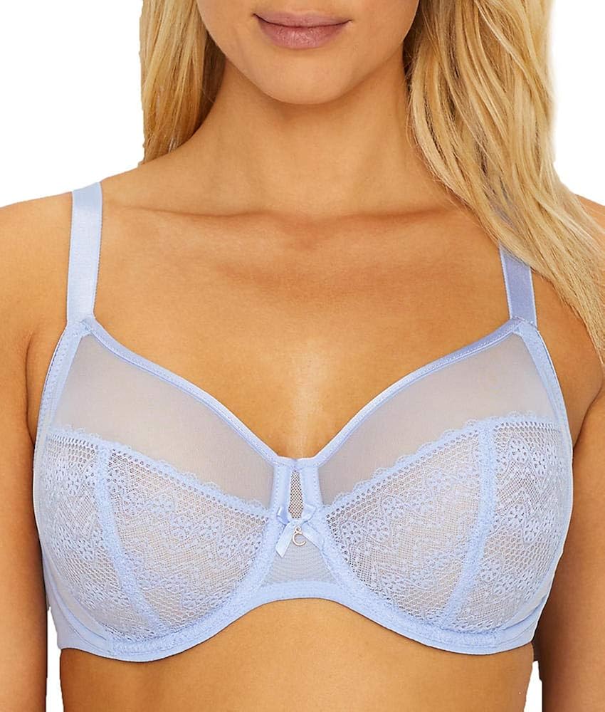 Chantelle Revele Moi Bra, 32E, Serenity Blue at Amazon Women’s Clothing