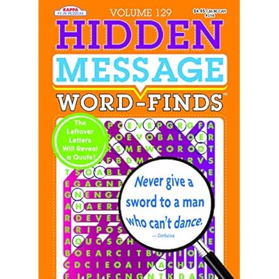 Buy Hidden Message Word Finds Puzzle Book Word Search Volume 129 Paperback September 1 2020 Online In Turkey 1559936096