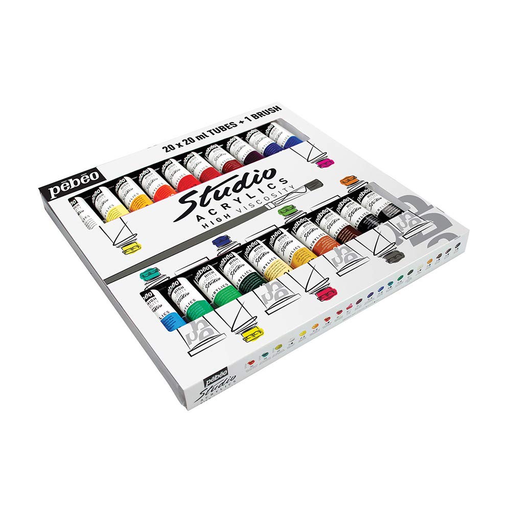 PEBEO Studio Acrylic 20 x 20 ml, APS833421
