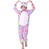 Kids Flannel Onesie Costume Halloween Easter Animal Cosplay for Girls Boys One Piece