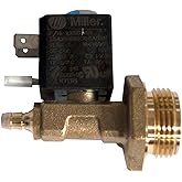 Miller 228035 Valve, .750" - 14 X 2 mm 34 VDC 100 psi 1-Way