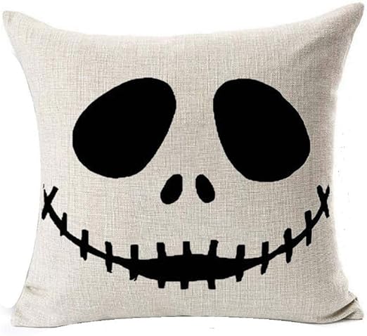 Amazon Com Lynzym Nightmare Before Christmas Cotton Linen Square