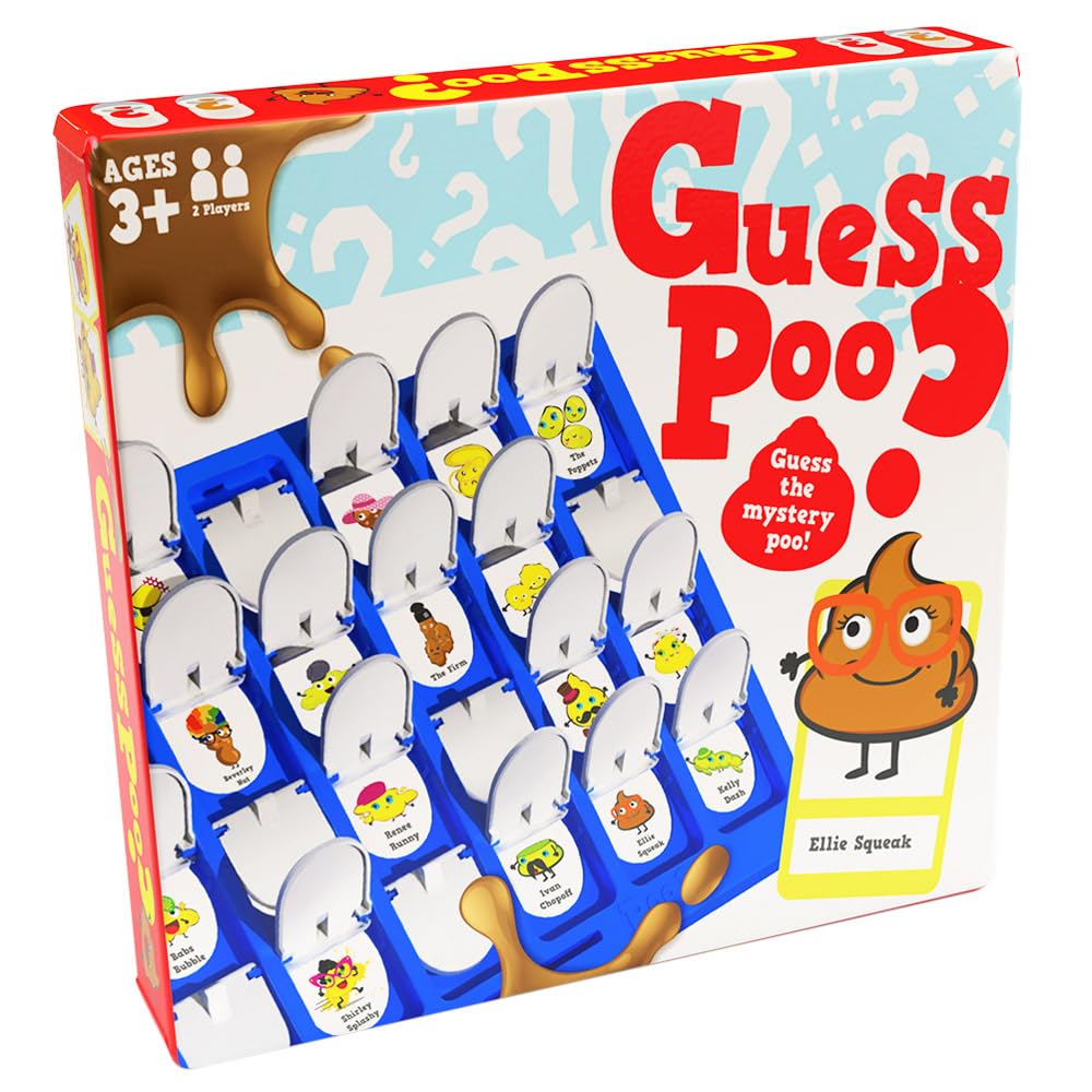 Boxer Gifts Guess Poo Game For Kids & Family – Poop Themed Gifts For Children On Birthdays Or Christmas