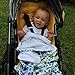 The Stroller Blanket, Soft Minky and 100% Cotton 41