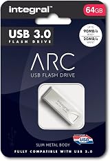 Integral 64GB USB 3.2 Gen 1 Flash Drive Arc Metal Casing view 7