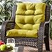Greendale Home Fashions Indoor/Outdoor High Back Chair Cushion, Kiwi