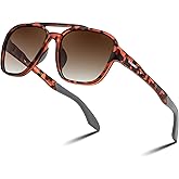 FEISEDY Polarized Aviator Sunglasses Women Men Retro 70s Vintage Classic Lightweight TR-90 Frame TAC Lens Outdoor UV400 B0260