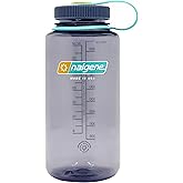 Nalgene Sustain Tritan BPA-Free Water Bottle Made with Material Derived From 50% Plastic Waste (using ISCC certified mass balance), 32 OZ, Wide Mouth