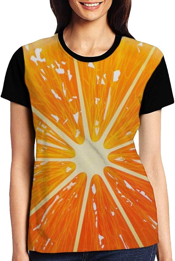 Amazon Co Jp レディース Tシャツ 半袖 オレンジ Tシャツ レディース 夏 ファション おしゃれ 可愛い 通勤 通学 服 ファッション小物