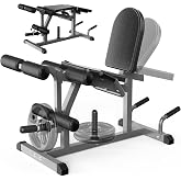 Z ZHICHI 2-in-1 Leg Curl/Extension Machine,Home Use,Burn quads/Calves Fast | 5s Quick Function Switch,7.9sqft Flexible Space Use,3 sets Quads+calves=burn,50&times;50&times;1.4mm Sq tube,Holds 660LBS rock solid