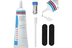 FULULUER Fabric Glue,Mighty Mend it Fabric Glue for Clothing Permanent Washable,Liquid Stitch Adhesive,Strong,Waterproof, Suitable for Patch and Bonding Clothes,60ml