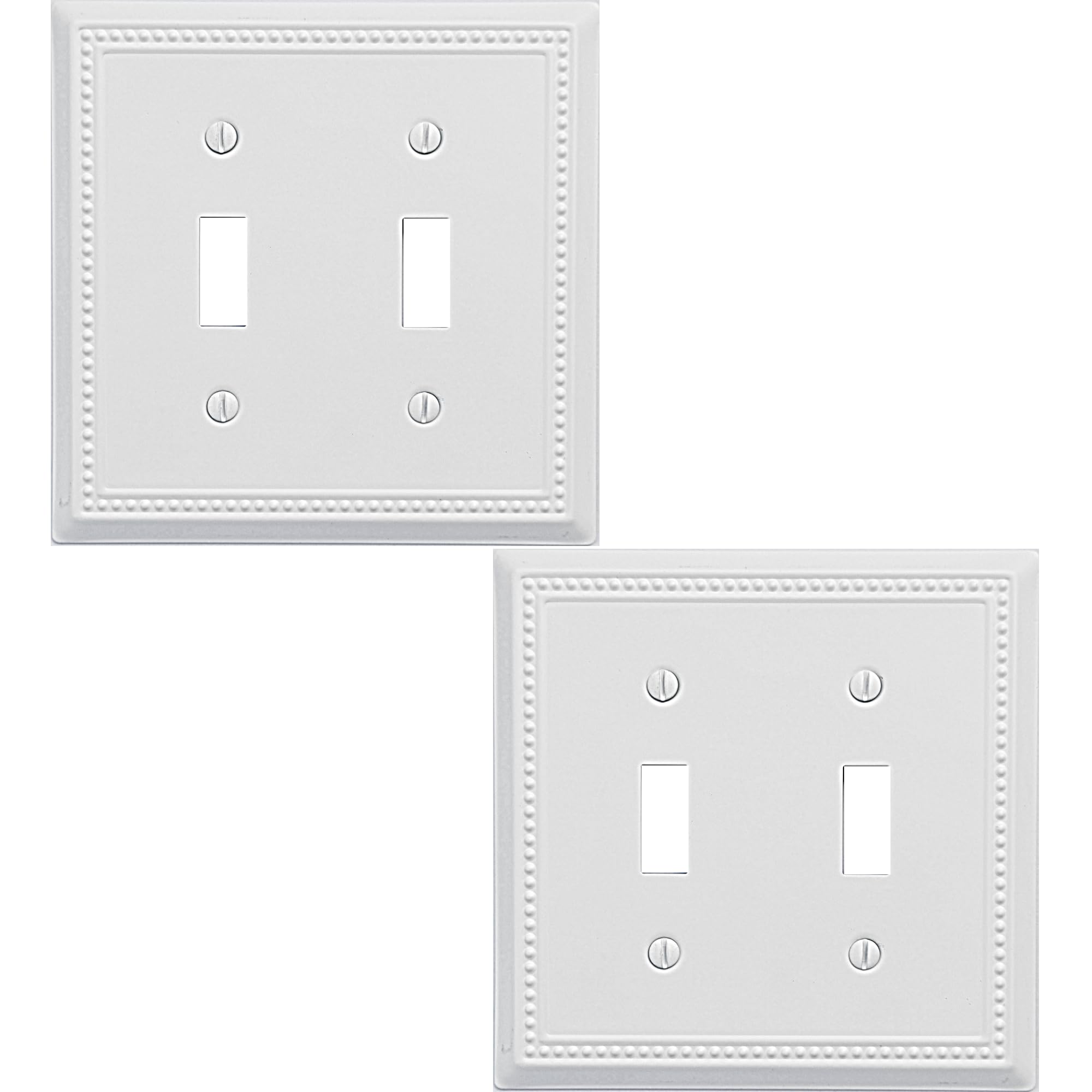 OKAWYC Double Toggle Light Switch Cover Belaire