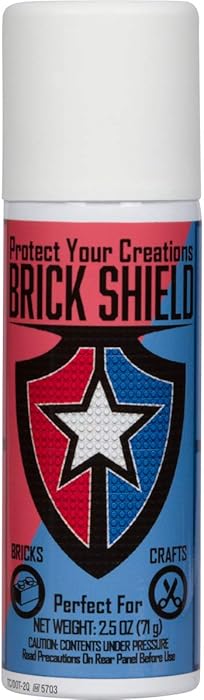 BrickShield Plastic Brick Glue Spray - Temporary Glue for Bricks, Blocks, and More. Non-Toxic! Made in USA!