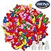 Toparty 1000 Pack Water Balloons Refill Quick & Easy Kit Latex Water Bomb Balloons Fight Games - 1000 Balloons + 3 Quick & Easy Hose Nozzle