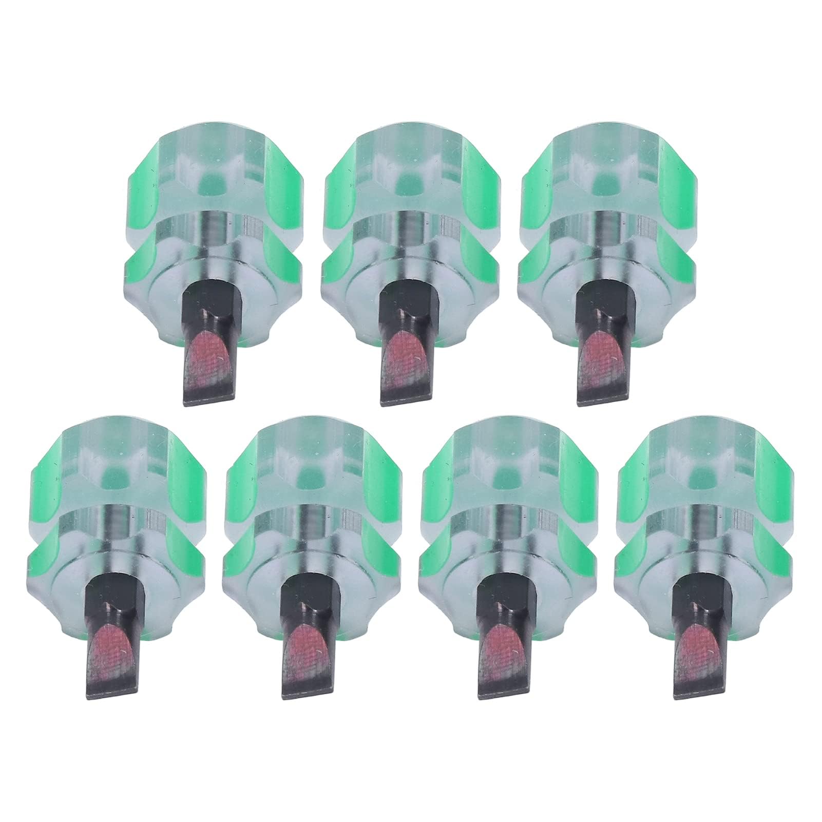 BAOFUYA 7Pcs Flathead Screwdriver Stubby Slotted Screwdriver Sewing Machine Screwdrivers Mini Short Screw Driver