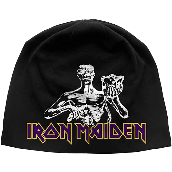 Générique Iron Maiden Bonnet Cap The Trooper Classic Logo Officiel Noir
