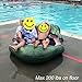 Jetsup Funtyr6 Inflatable Trex Head Big Bite Pool Float, 65