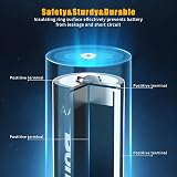 Bonai Ni-MH AA 2800mAh Rechargeable Batteries 8 Pack Low Self-Discharge view 6