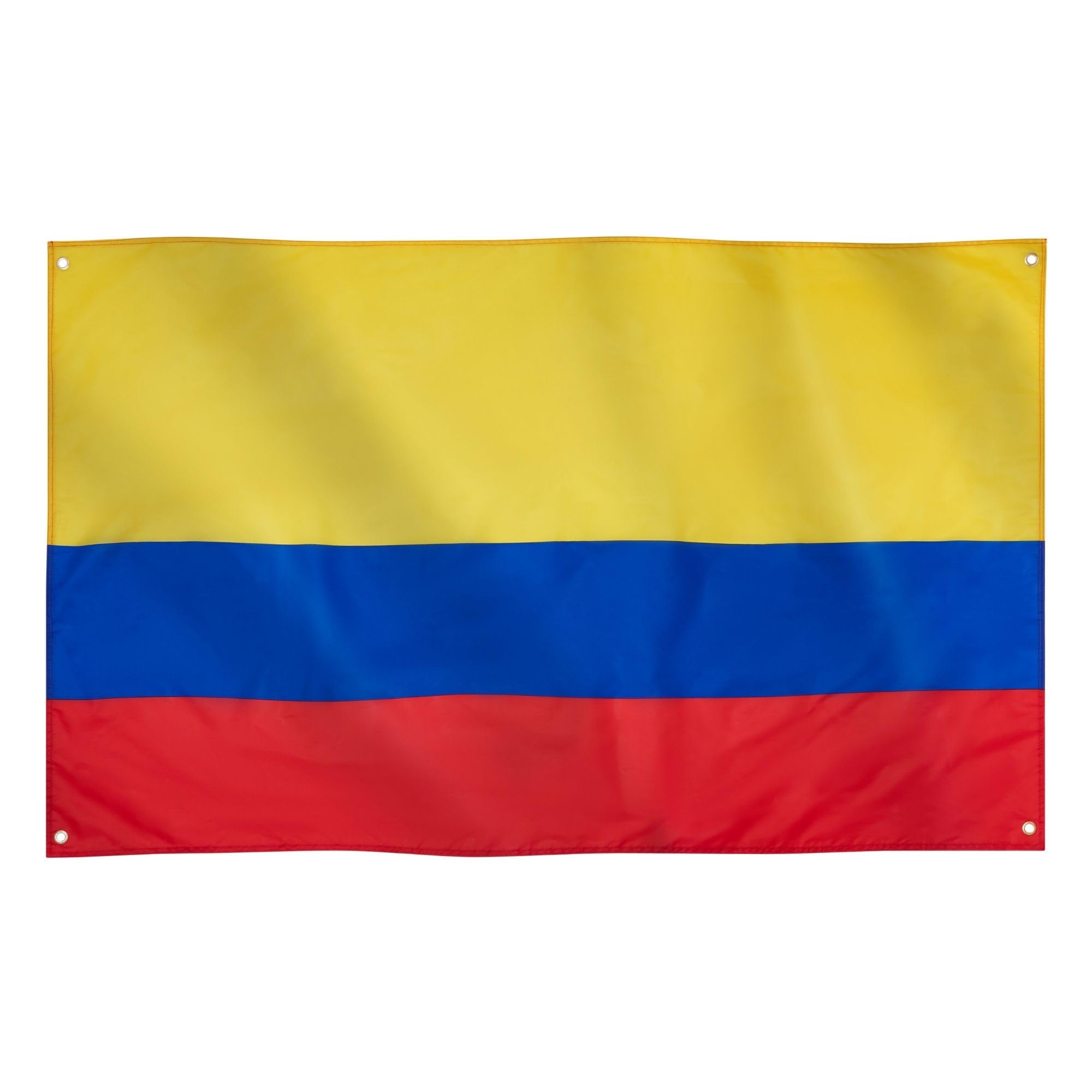 Runesol Colombia Flag, 91x152cm, 3ft x 5ft, 4 Grommets, Eyelet In Every Corner, Colombian Flag, Republic of Colombia, Spanish República de Colombia, Bandera Colombiana, Premium Flags — image 1