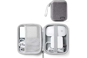 Tiny Chou Electronic Organizer, Portable Travel Cable Organizer Case Pouch, Waterproof Electronic Accessories EVA Hard Storag