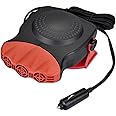 STYCC Car Heater, Portable 60 Seconds Fast Heating Quickly Defrosts Defogger 12V 150W Auto Ceramic Heater Cooling Fan 3-Outlet Plug in Cig Lighter (Red)