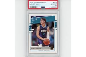 HOFSM.COM HALL OF FAME SPORTS MEMORABILIA Graded 2020-21 Panini Donruss LaMelo Ball #202 Rated Rookie RC Basketball Card PSA 10 Gem Mint