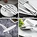 24 pcs Silverware Set, Lekoton Stainless Steel Flatware Sets Mirror Polishing Kitcten Home Dinnerware Cutlery Set Tableware Utensil Set Service for 6 with Spoon Fork Knife Luxury Gift Box (24-piece)