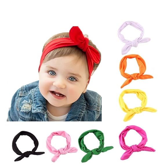knot bow headband for baby girl