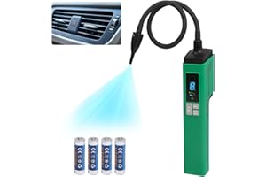 AUTORY Refrigerant Leak Detector Digital Display HVAC Freon Leak Detector Battery Powered Halogen Gas Leak Detector with 3 Adjustment Sensitivity AC Sniffer Detection for R134a R22 R1234