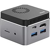 Mini PC,GMK NucBox Windows 10 Intel J4125 Mini Computer with HDMI,4K HD,8GB DDR4/128GB-512GB SSD,Dual Band Wi-Fi,Bluetooth (8